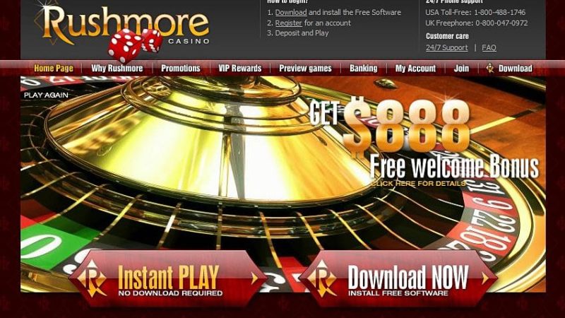 Rushmore Casino Review and Bonuses